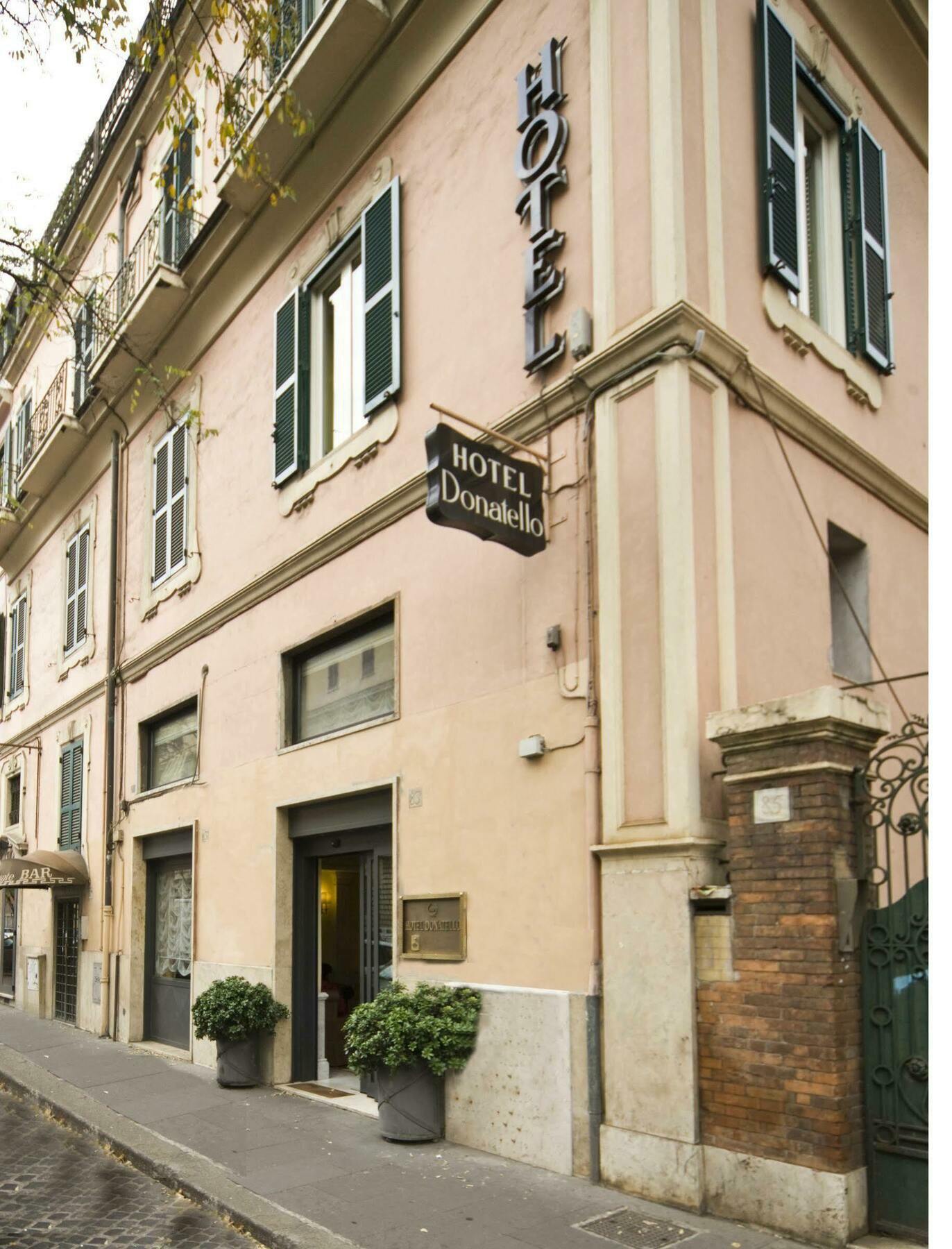 Hotel Donatello Rome Bagian luar foto